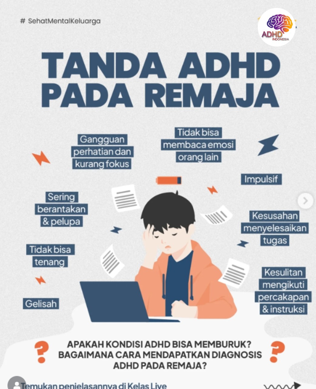 Screening ADHD Non-Diagnostik: Edukasi Awal bagi Orang Tua di Kabupaten Tapanuli Utara